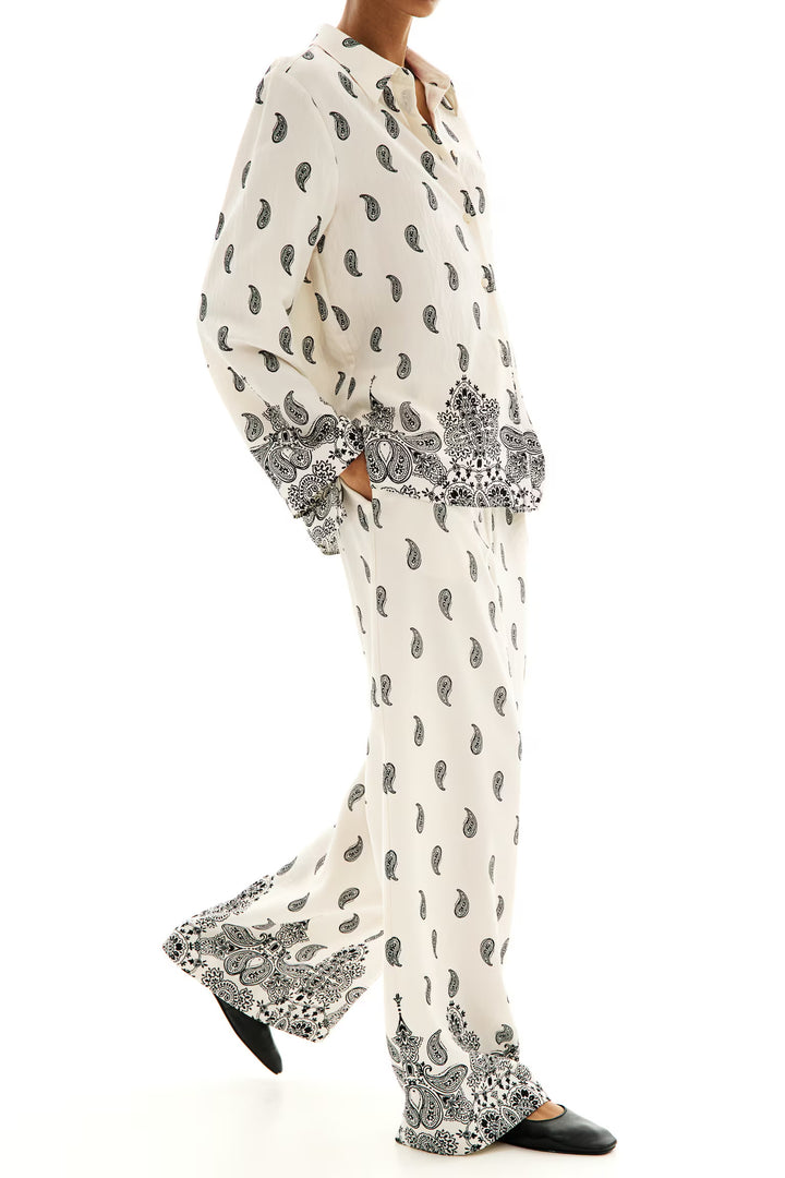 H&M Patterned Twill Pants