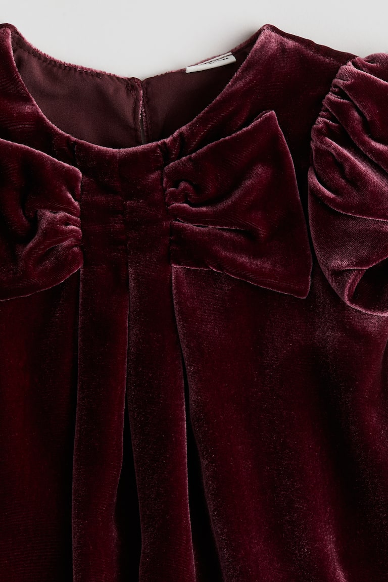 H&M Silk-Blend Velvet Dress