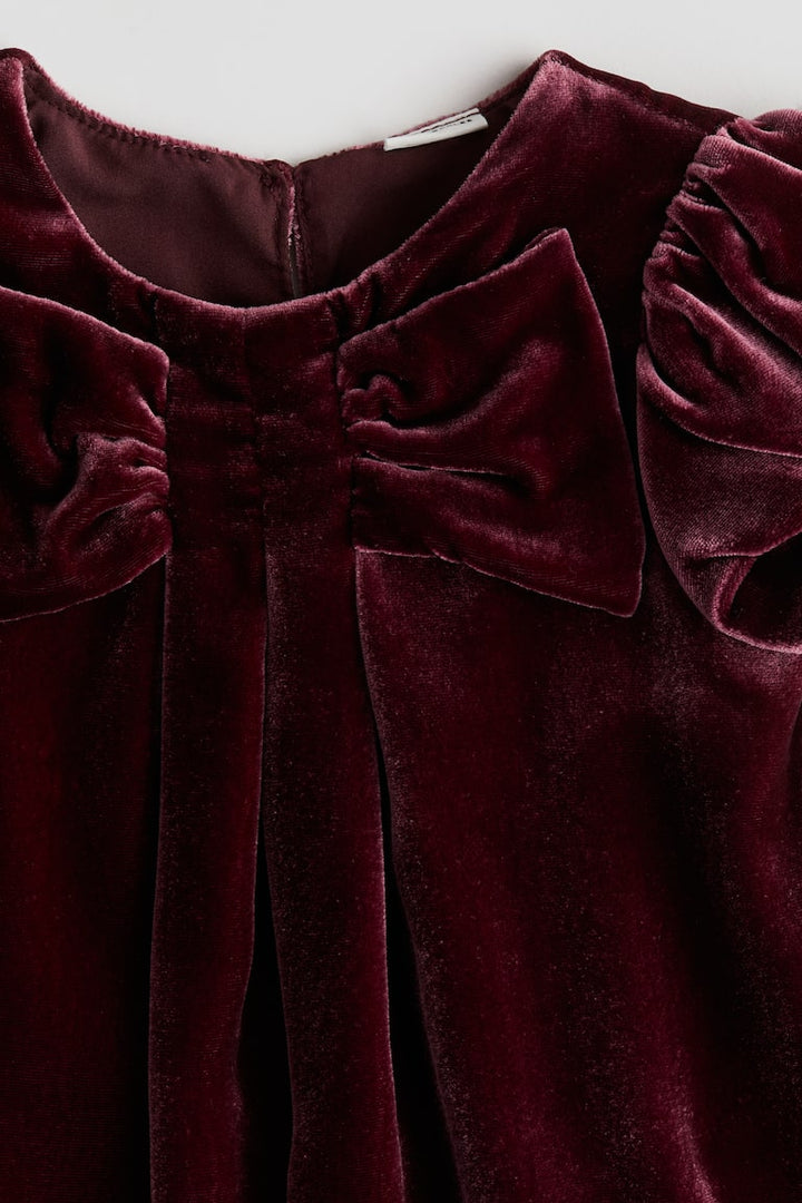 H&M Silk-Blend Velvet Dress