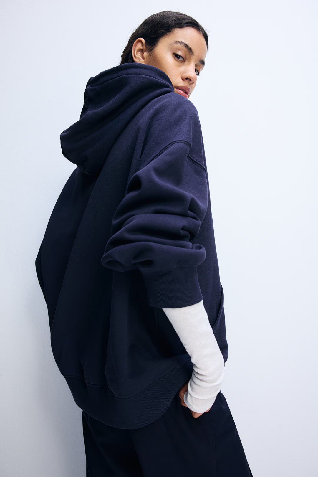 H&M Oversized Hooded Jacket