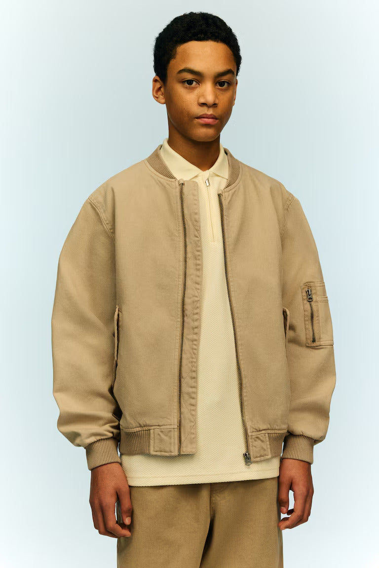 H&M Twill Bomber Jacket