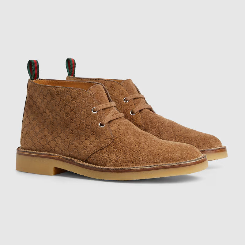 GUCCI Men's ankle boot with Web
