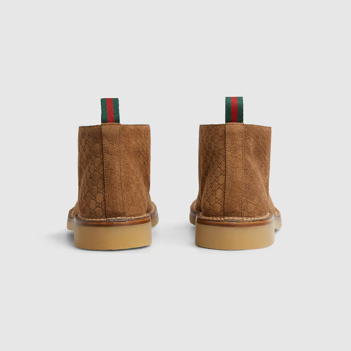GUCCI Men's ankle boot with Web