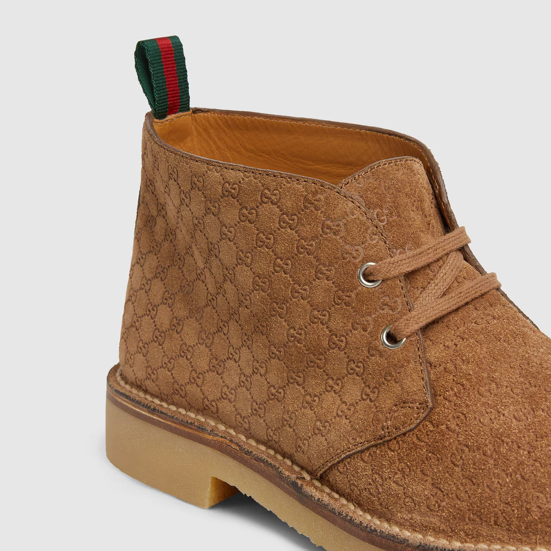 GUCCI Men's ankle boot with Web