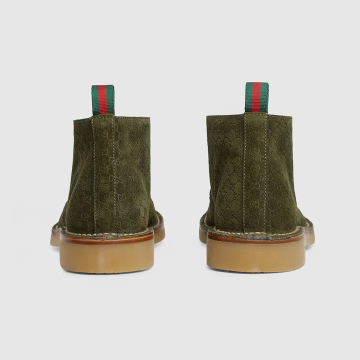GUCCI Men's ankle boot with Web