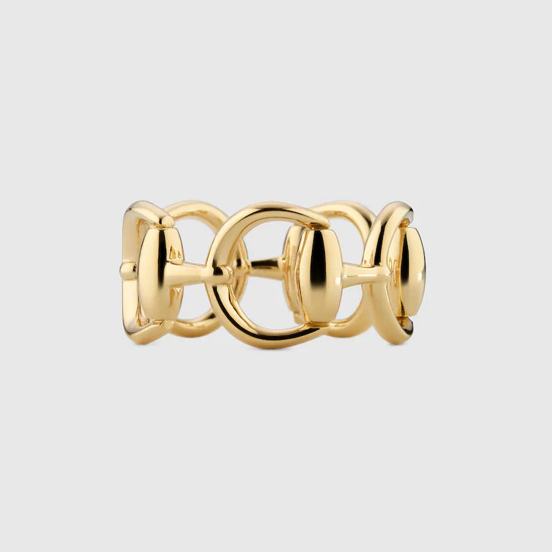 GUCCI HORSEBIT 18K RING