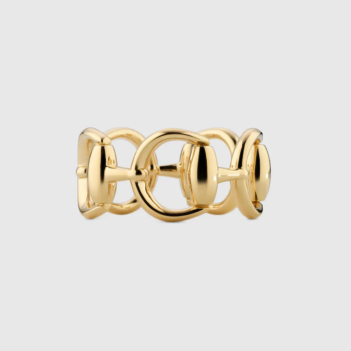 GUCCI HORSEBIT 18K RING