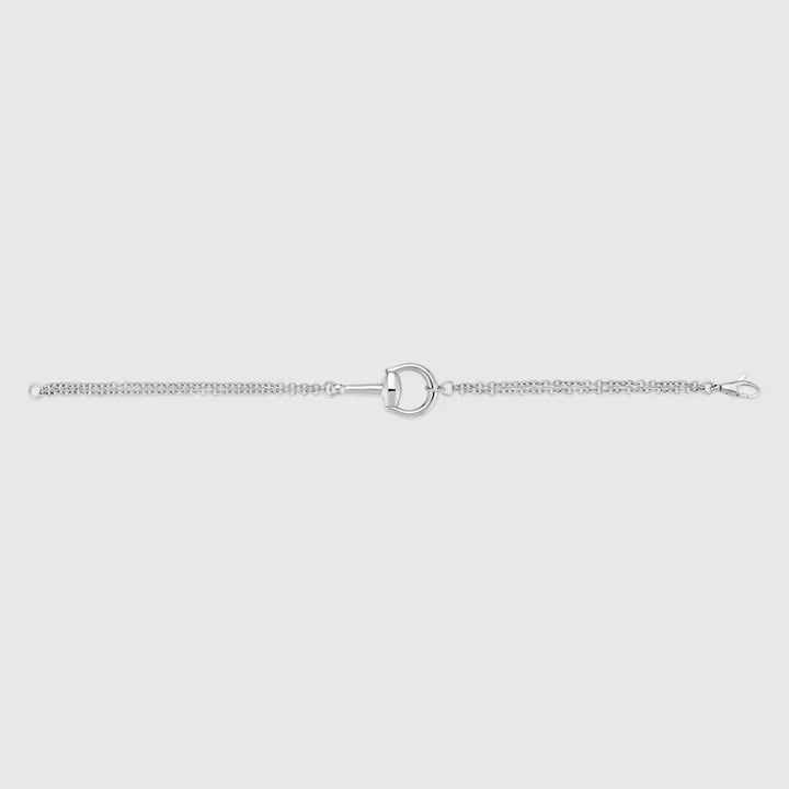 GUCCI HORSEBIT 18K DIAMOND BRACELET