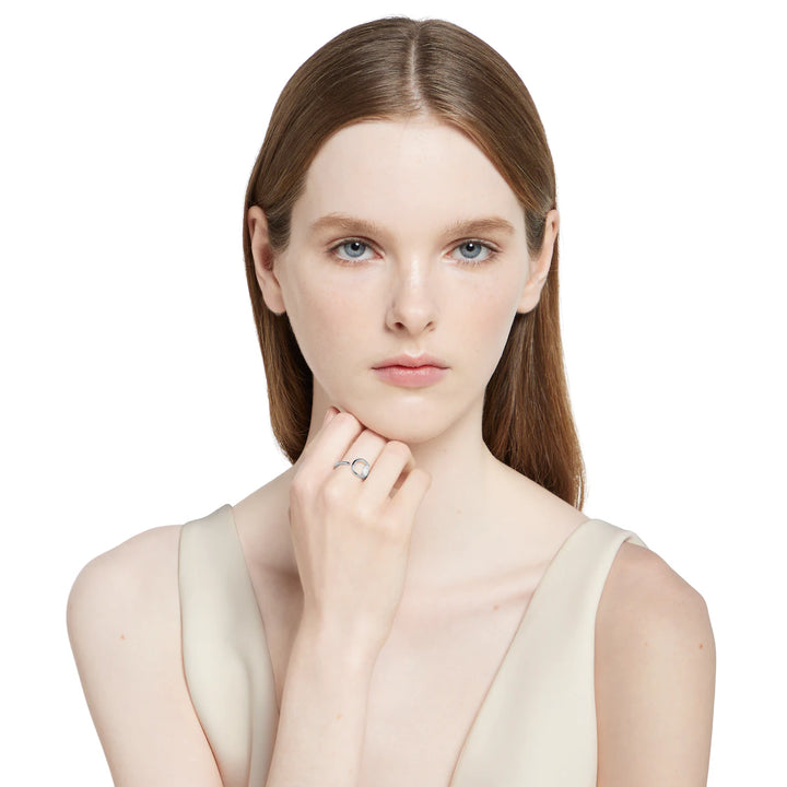 GUCCI HORSEBIT 18K DIAMOND RING