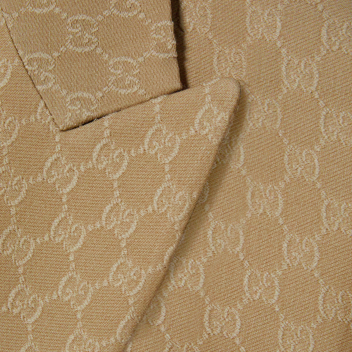 GUCCI GG silk wool crêpe jacquard jacket