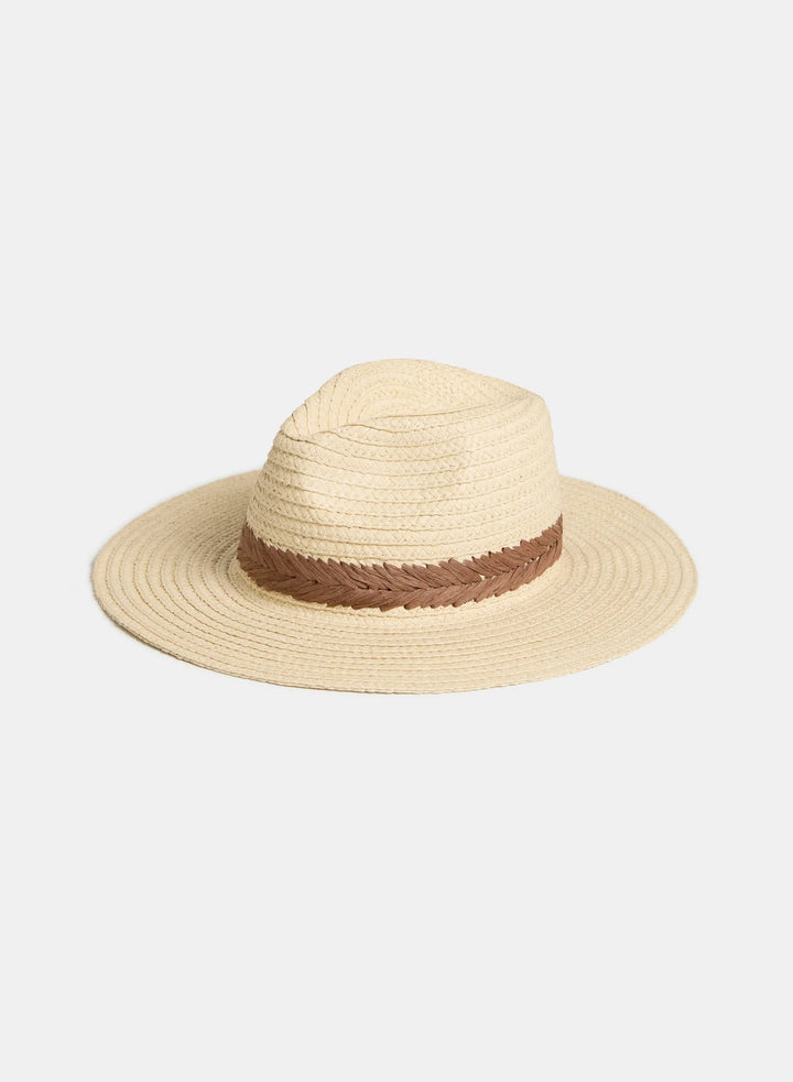 Laura Straw Fedora Hat