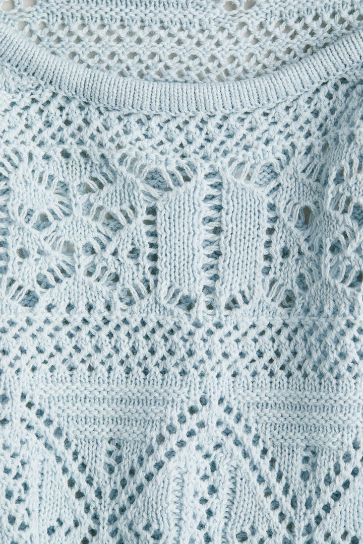 H&M Pointelle-Knit Short Top