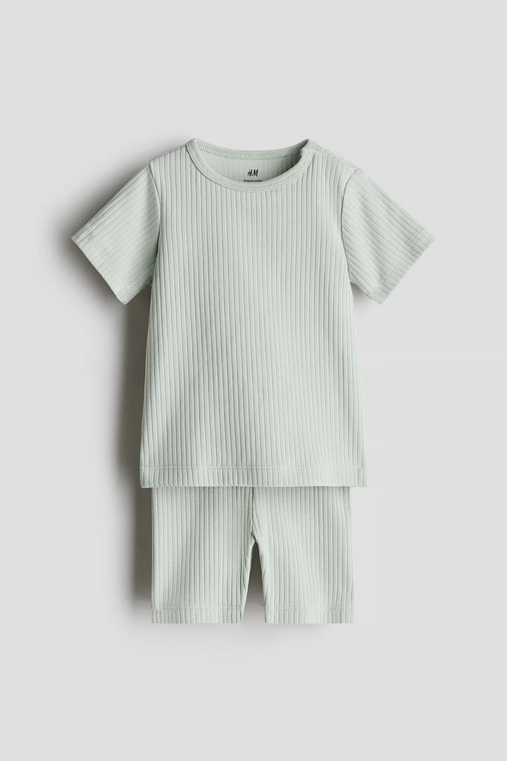 H&M 2-piece Ribbed Cotton Set
