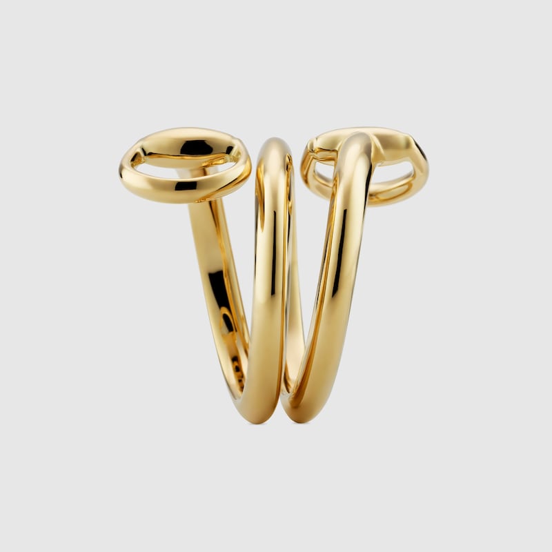 GUCCI HORSEBIT 18K CONTRARIE RING