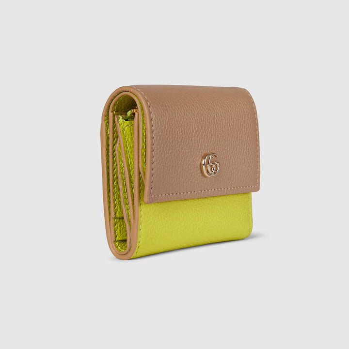 GUCCI GG Marmont bi-color mini wallet
