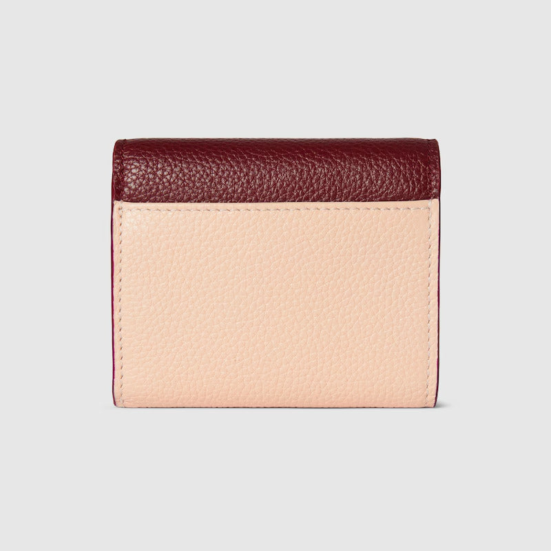 GUCCI GG Marmont bi-color mini wallet