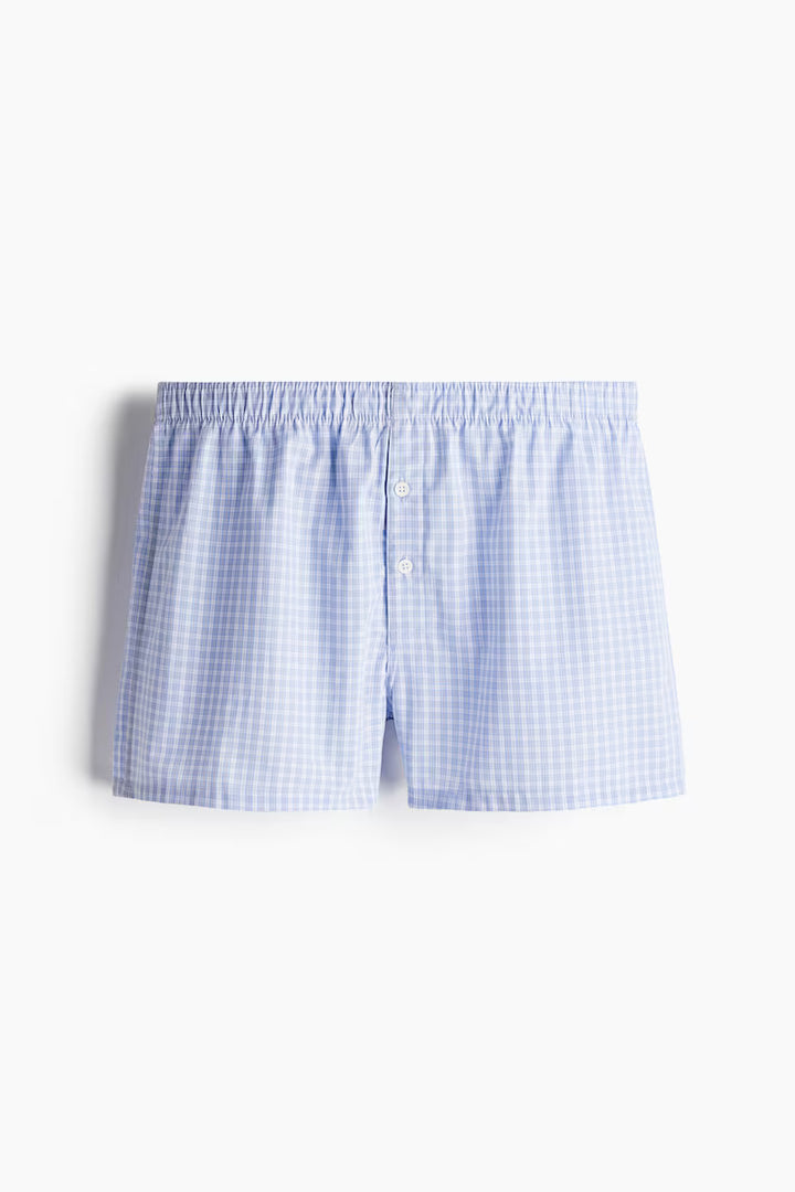 H&M 3-pack Woven Cotton Boxer Shorts