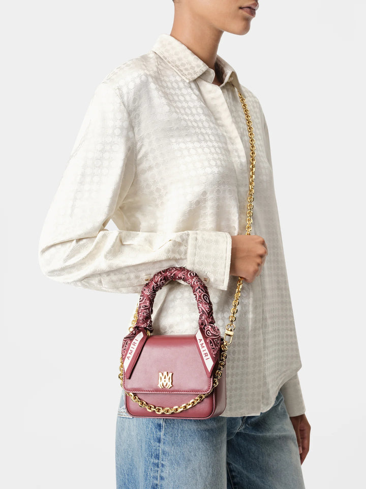 AMIRI WOMEN'S MICRO MA BAG WITH CHAIN HANDLE