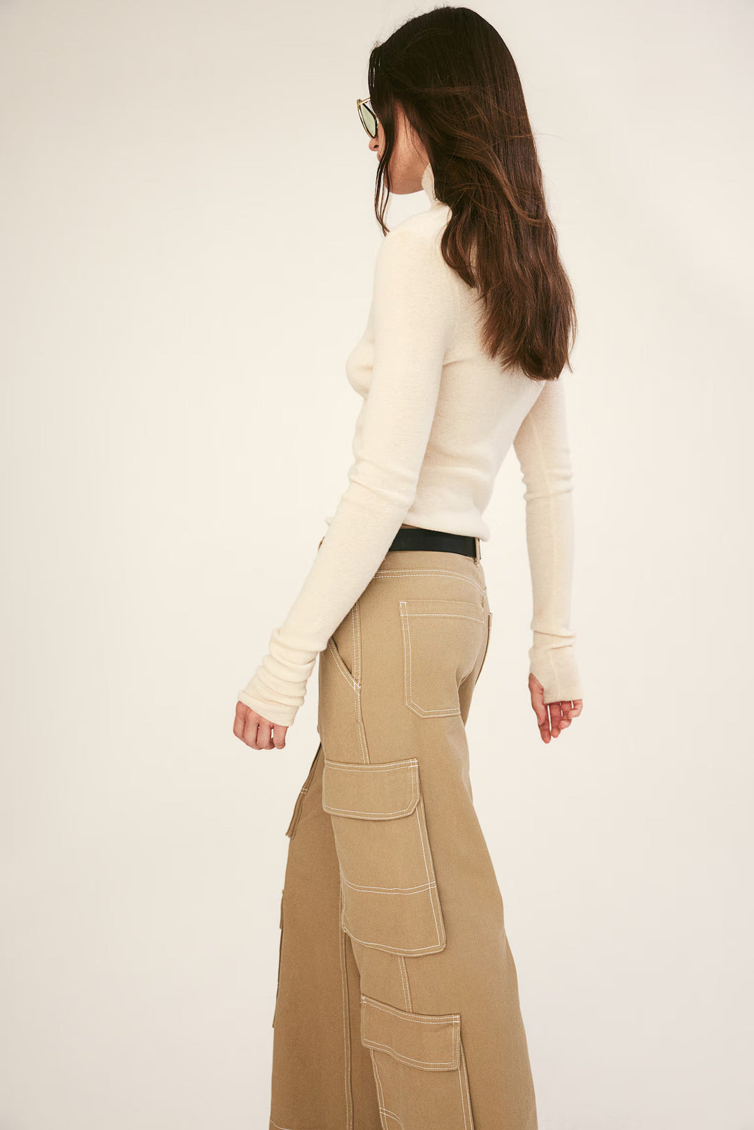 H&M Wide-leg Cargo Pants