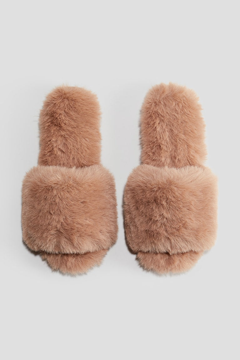 H&M Fluffy Slippers