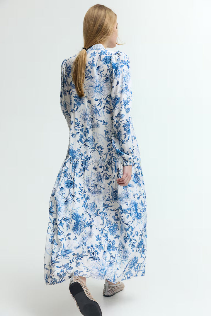 H&M Long Puff-Sleeved Dress