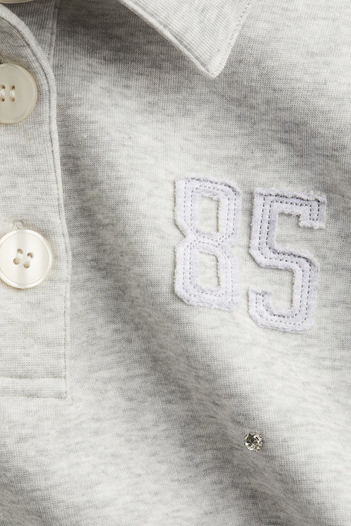 H&M Embellished Scuba Rugby Shirt