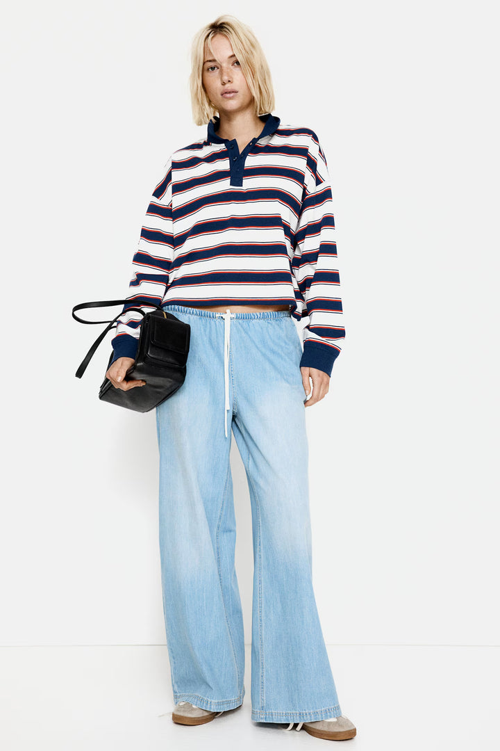 H&M Denim Drawstring Pants
