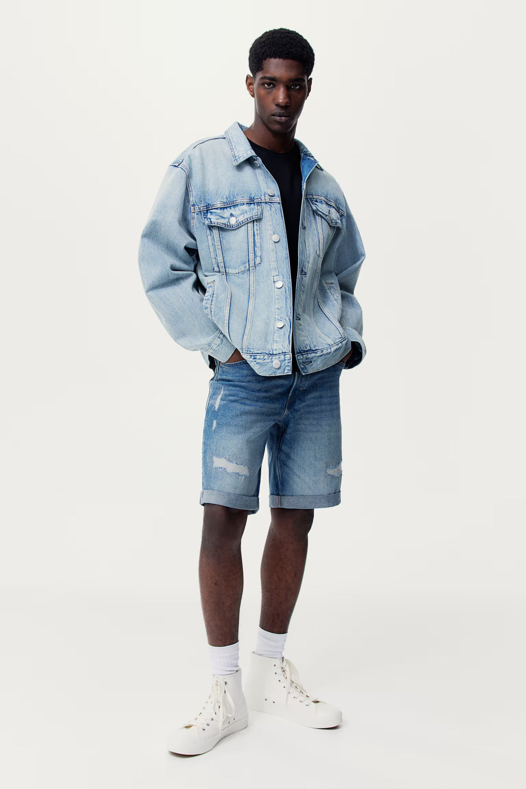 H&M Regular Denim Shorts