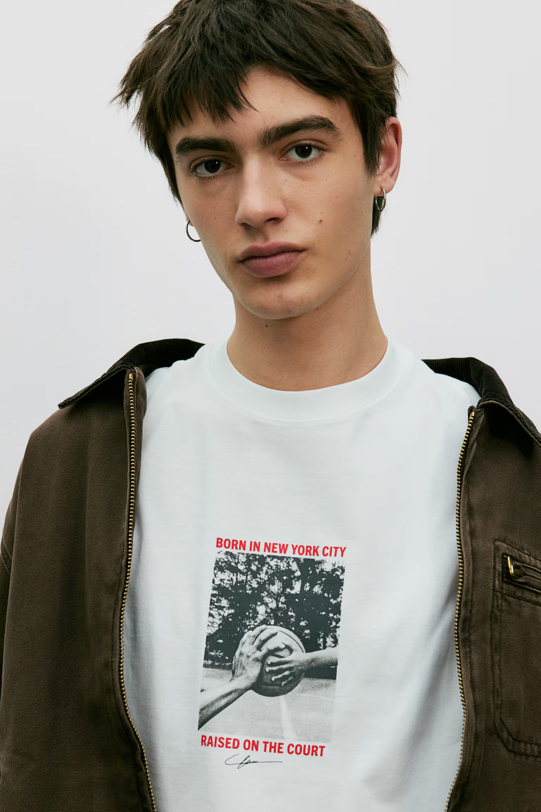 H&M Loose Fit Printed T-shirt