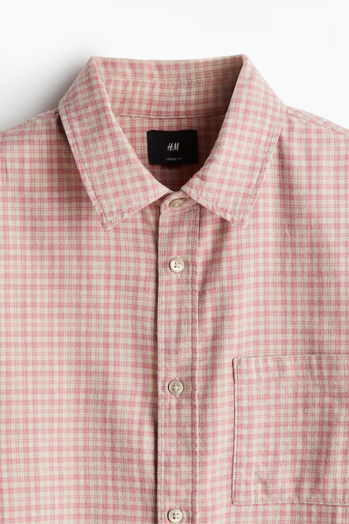 H&M Loose-Fit Flannel Shirt