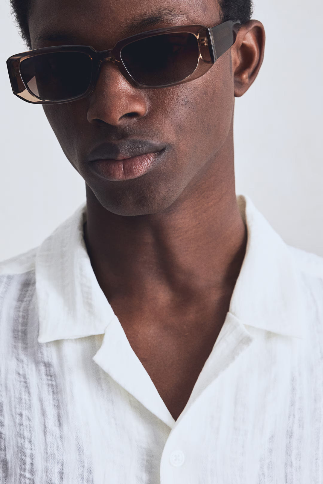 H&M Regular-Fit Jacquard-Weave Resort Shirt