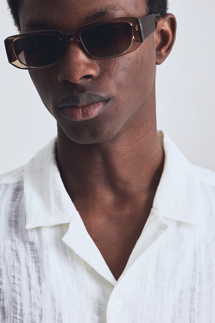 H&M Regular-Fit Jacquard-Weave Resort Shirt