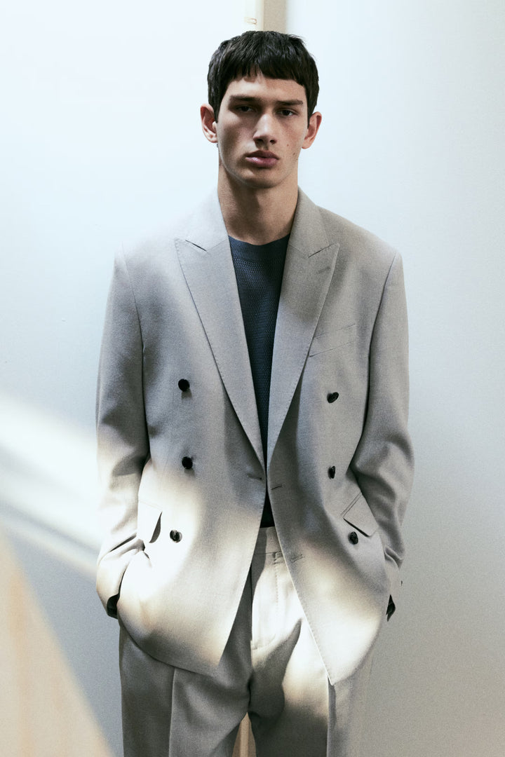 H&M Regular-Fit Double-Breasted Jacket