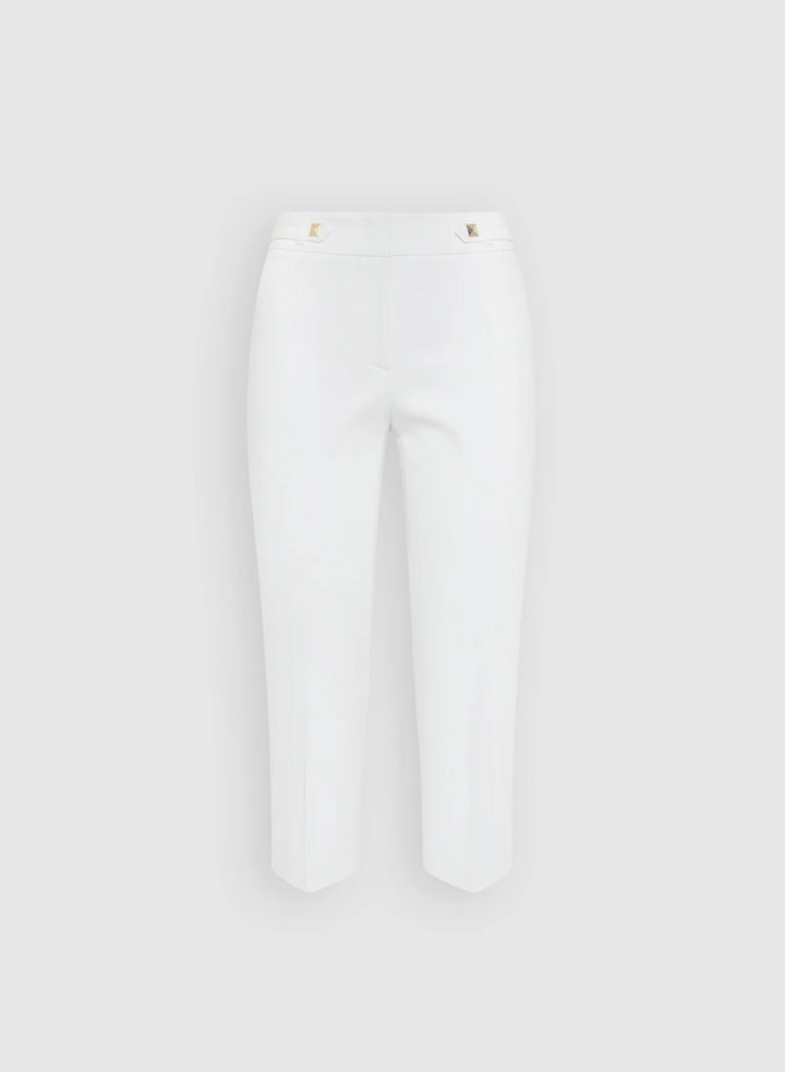 LAURA Studded Cotton-Blend Capris