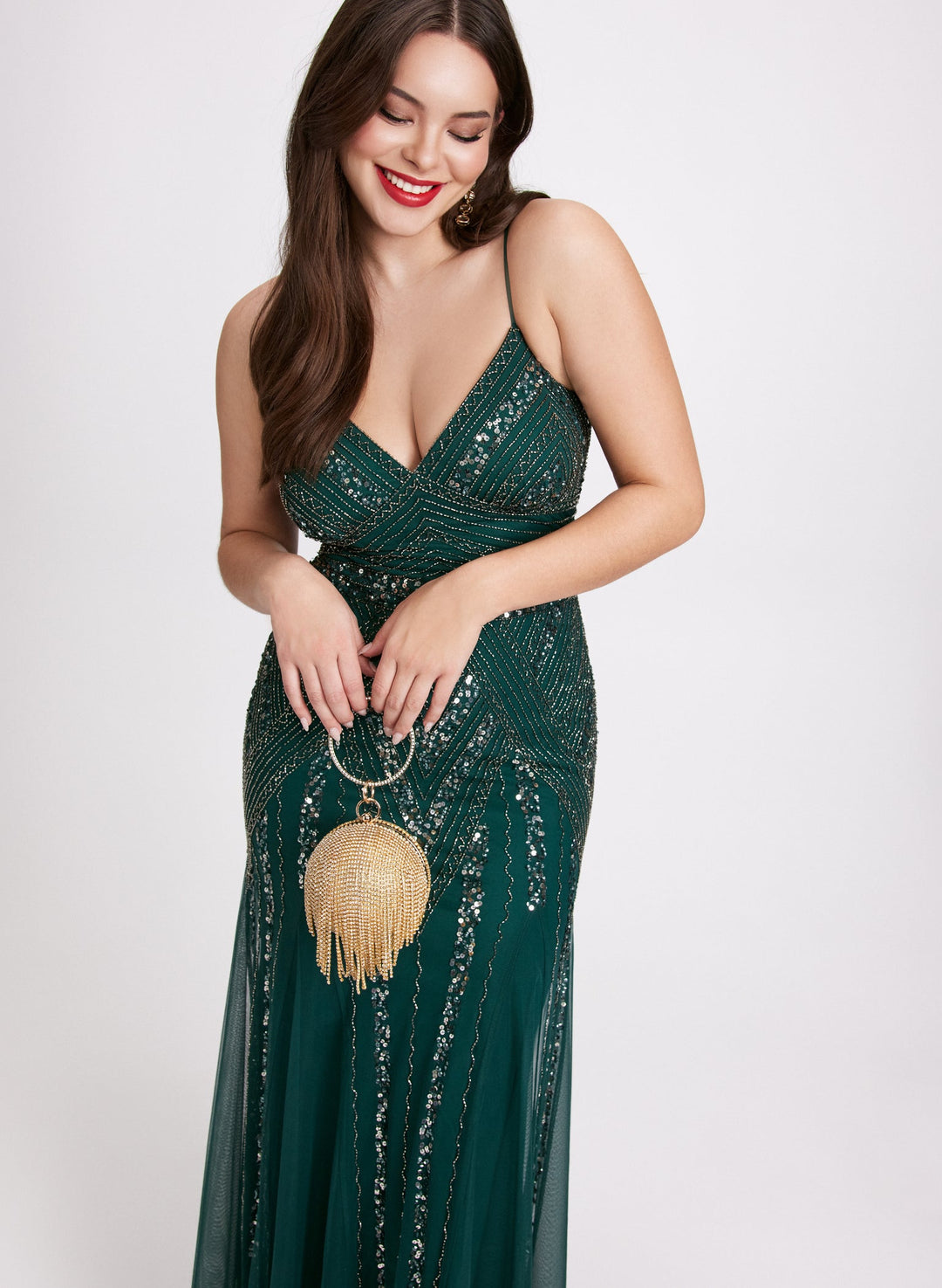 LAURA Embellished Evening Gown