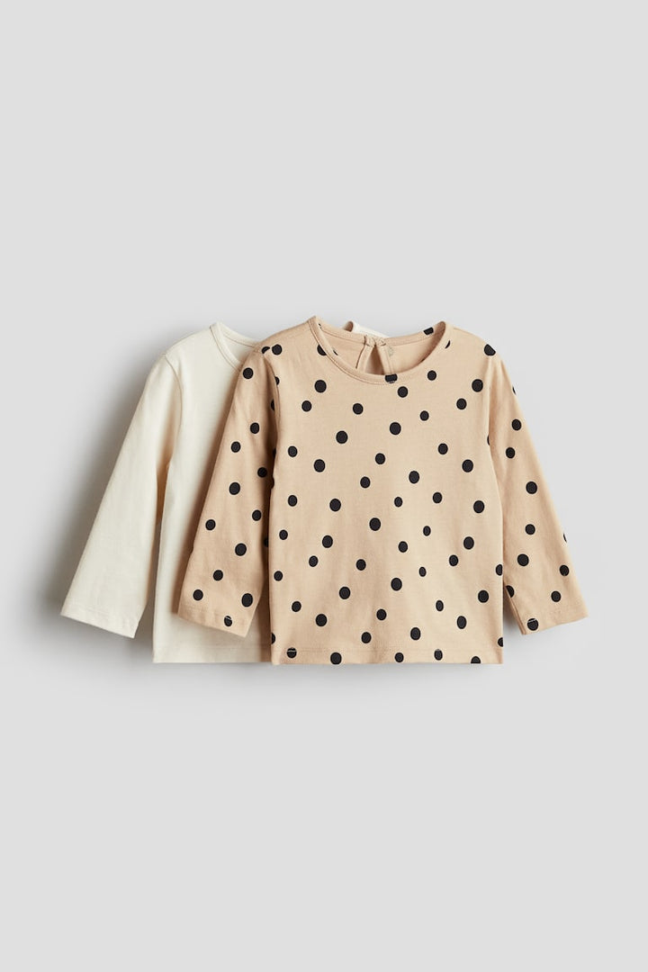 H&M 2-pack Long-Sleeved Cotton Tops