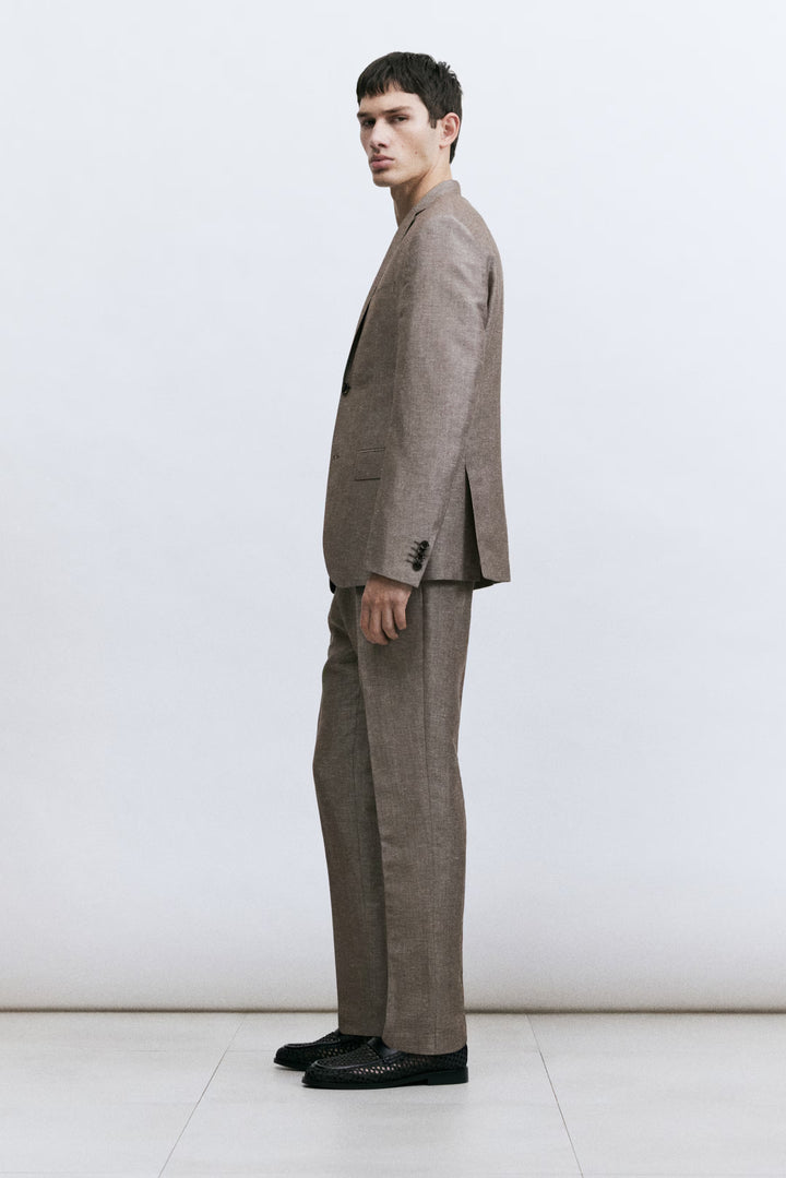 H&M Slim Fit Wool-Blend Suit Pants