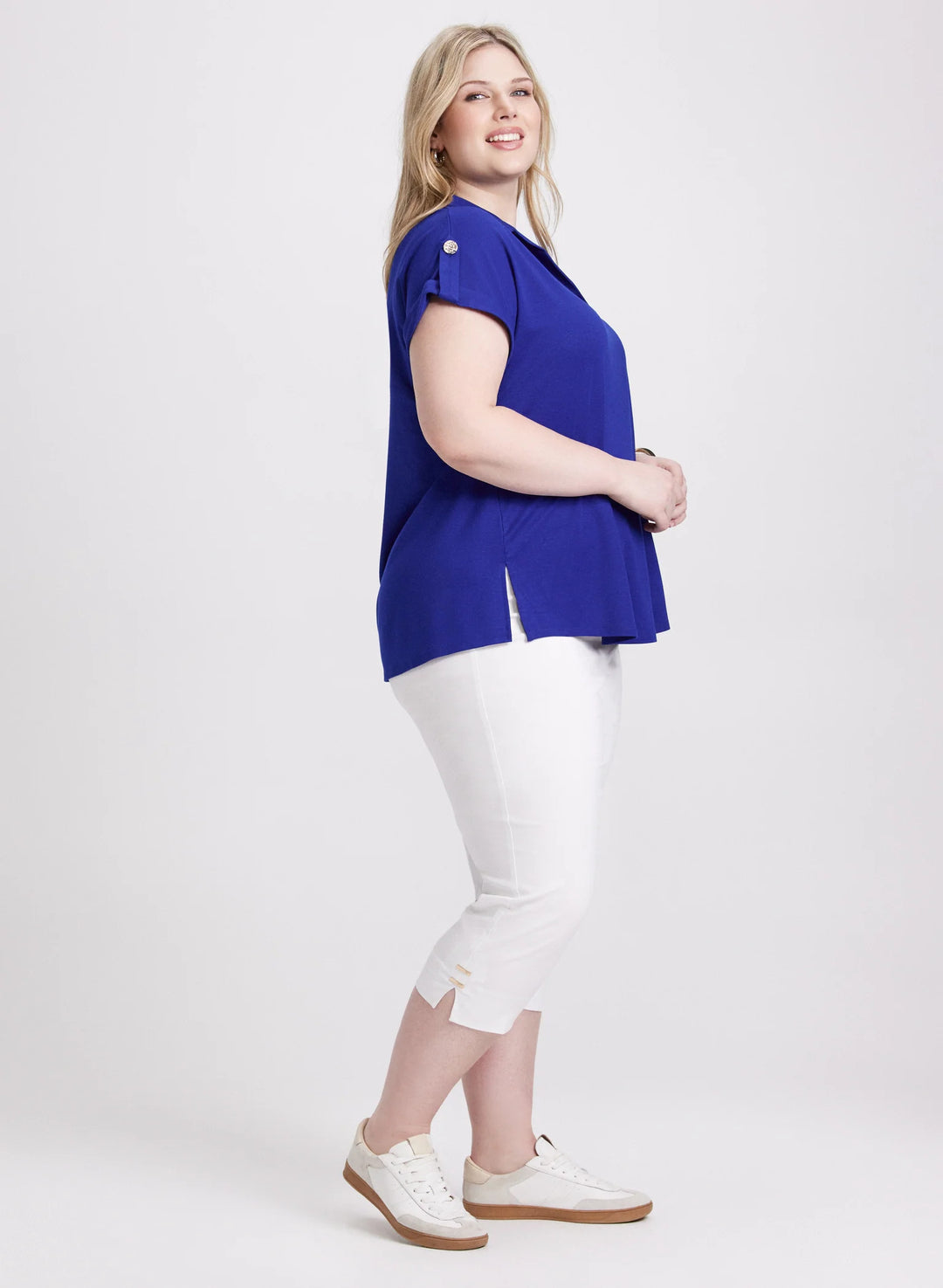 LAURA High-Rise Bengaline Capris
