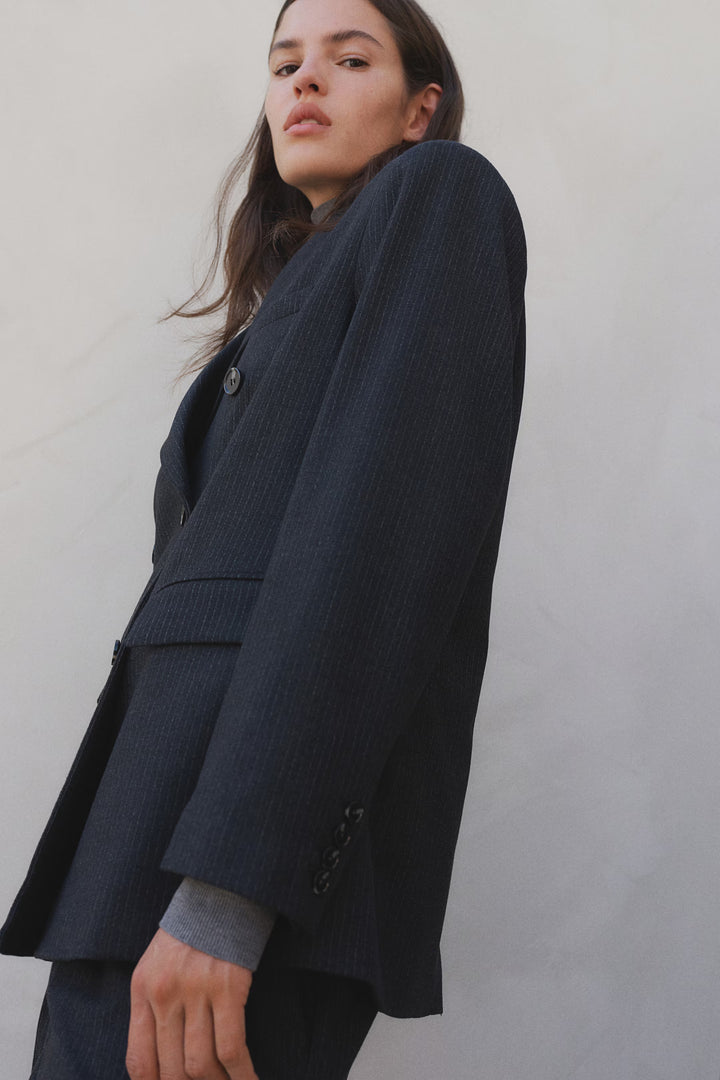 H&M Double-Breasted Blazer