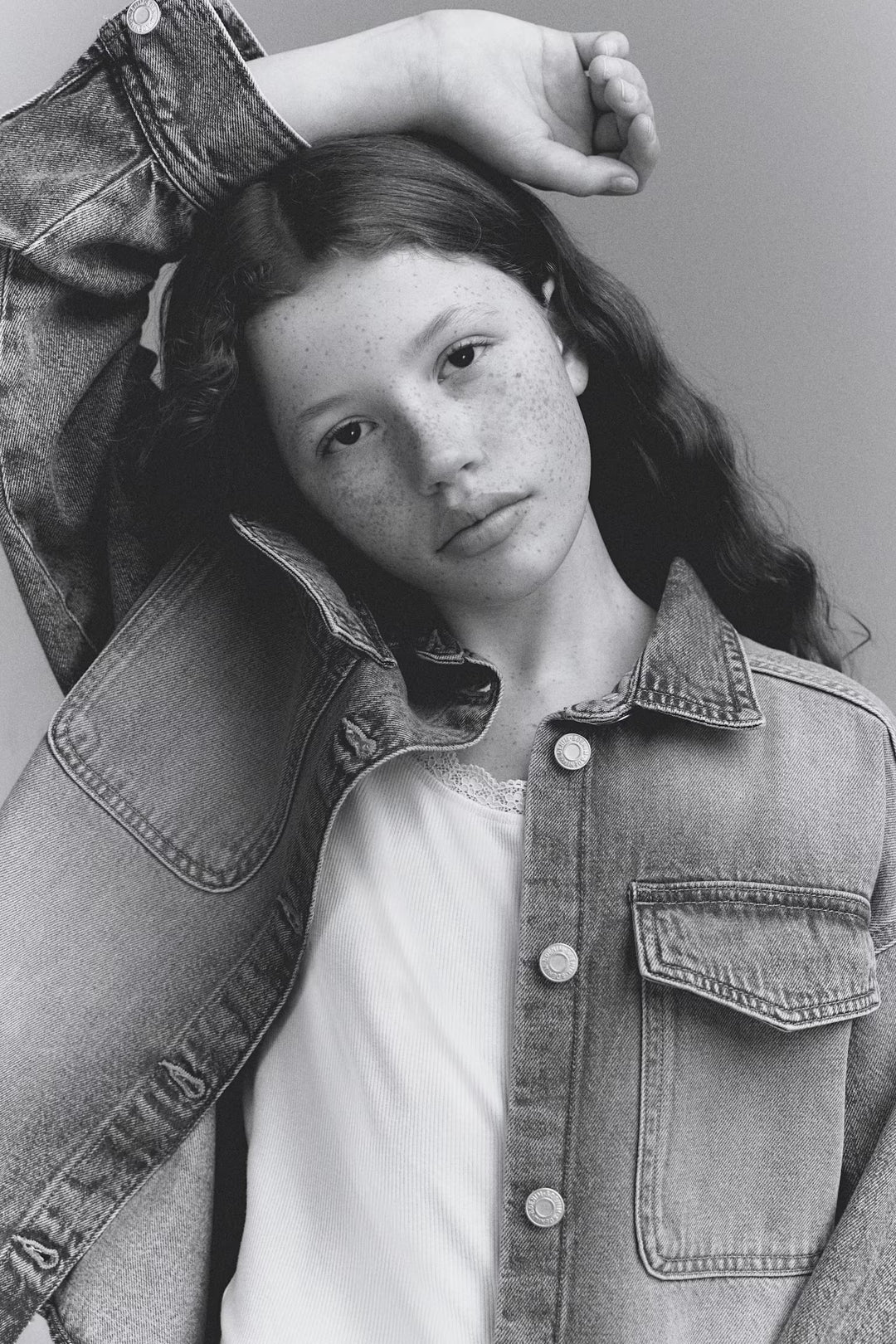 H&M Cotton Denim Overshirt