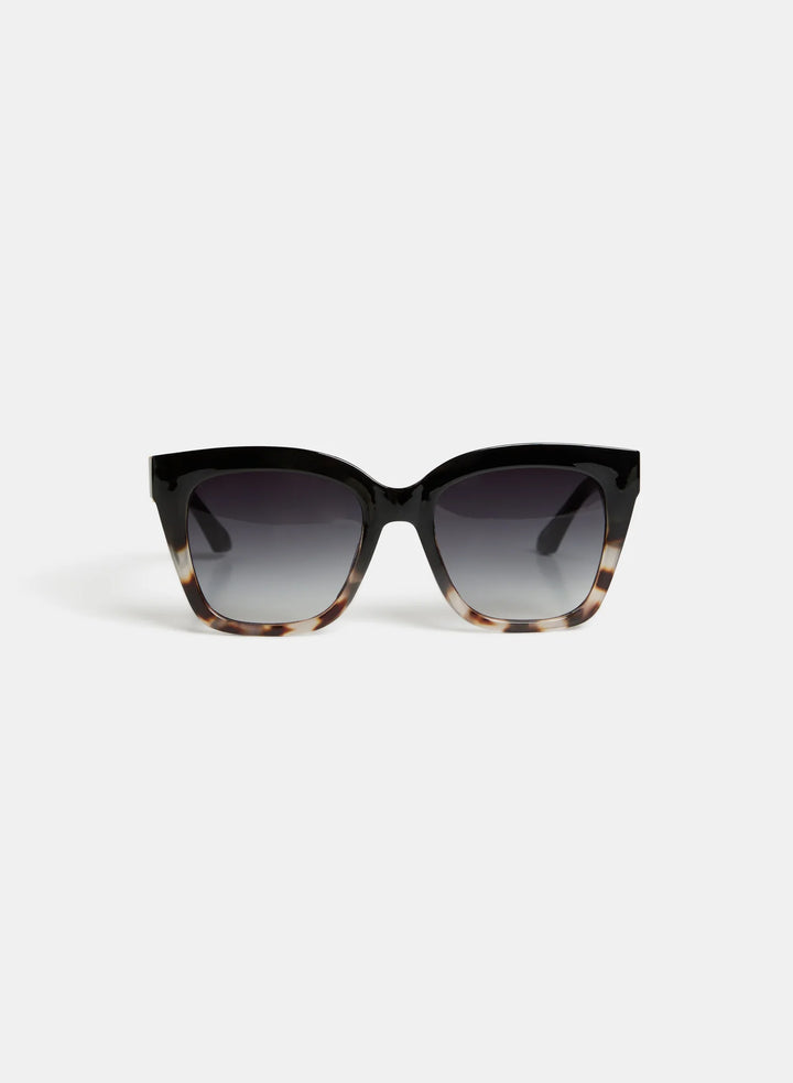 Laura Two-Tone Square Sunglasses