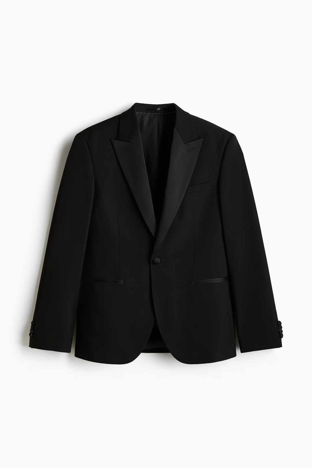 H&M Slim Fit Single-Breasted Tuxedo Jacket