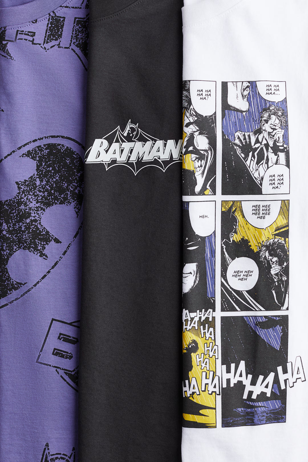 H&M 3-pack Printed Cotton T-Shirts