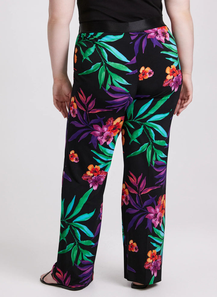 LAURA Joseph Ribkoff - Leaf Print Pants