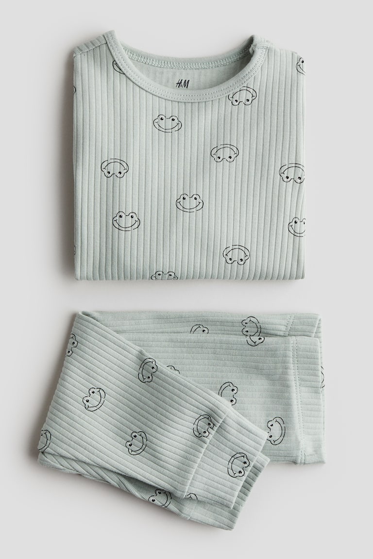 H&M Ribbed Cotton Set