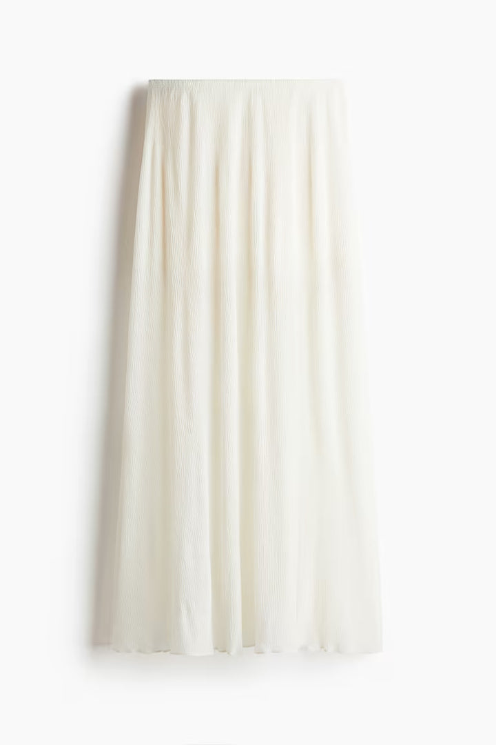 H&M Plissé Maxi Skirt