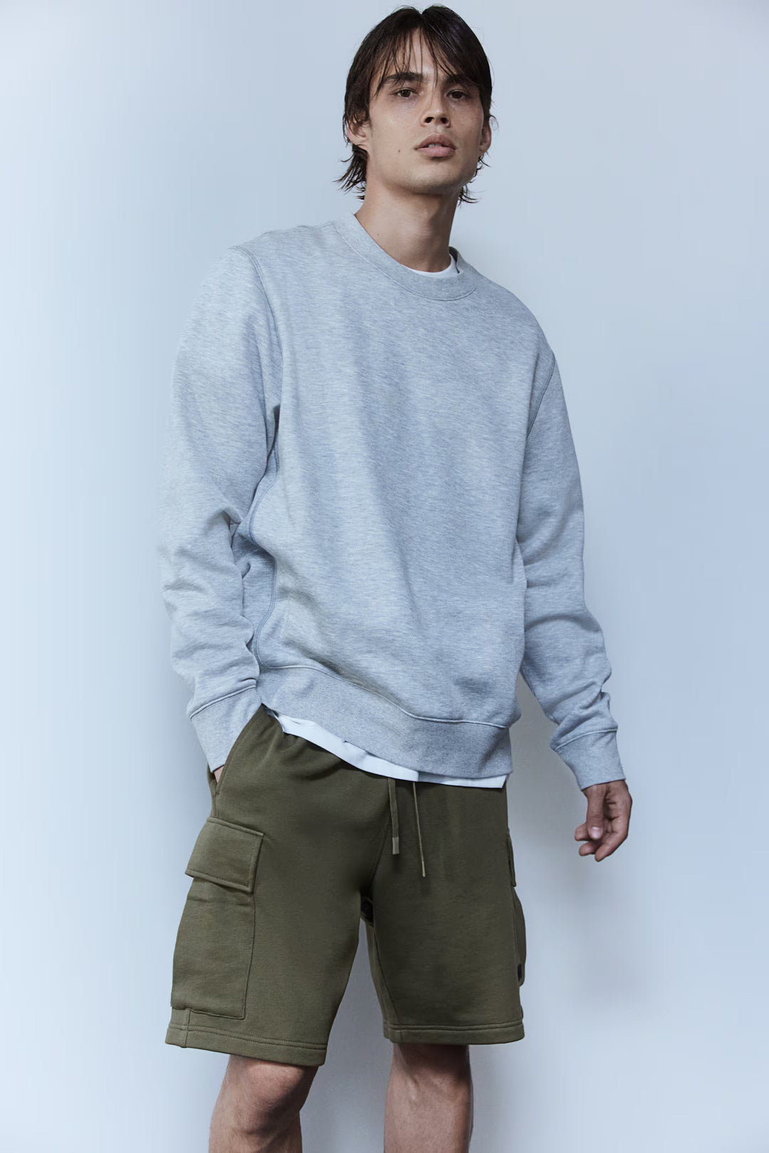 H&M Long Sports Cargo Shorts
