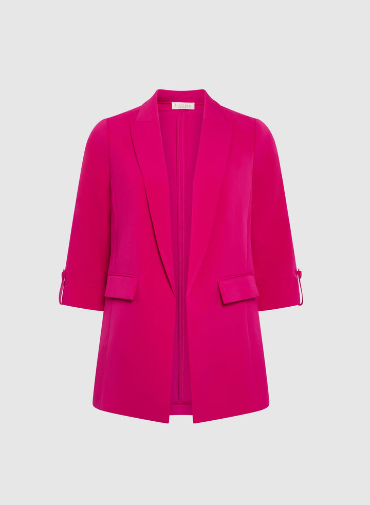 LAURA Open-Front Longline Blazer
