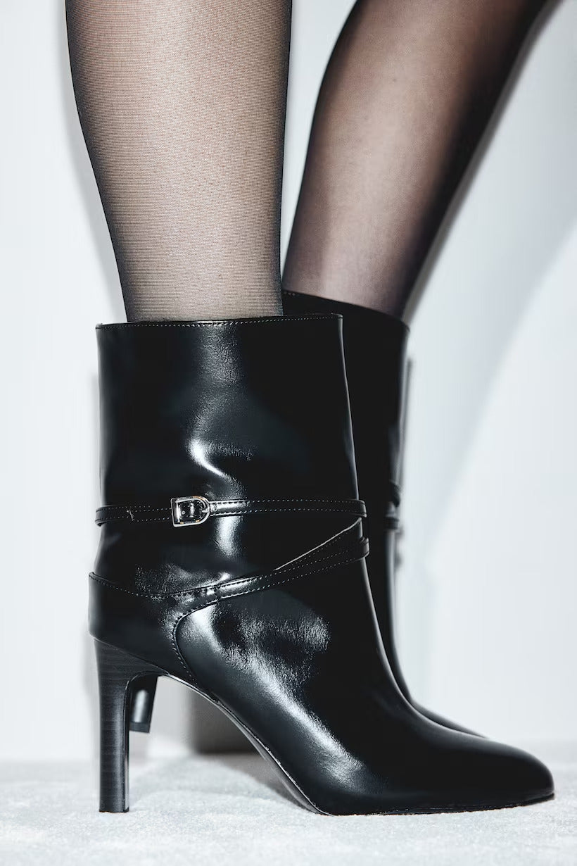 H&M Heeled Ankle Boots