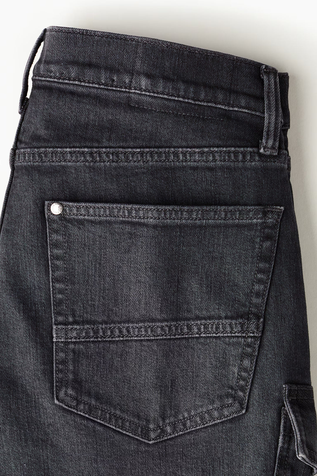 H&M Slim Denim Cargo Shorts